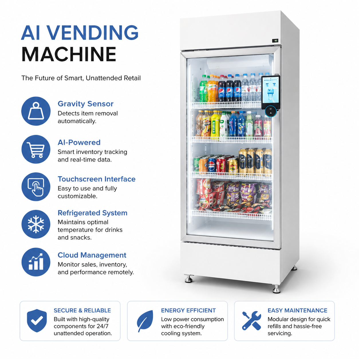 AI Snack+ Drink Machine ZNG540